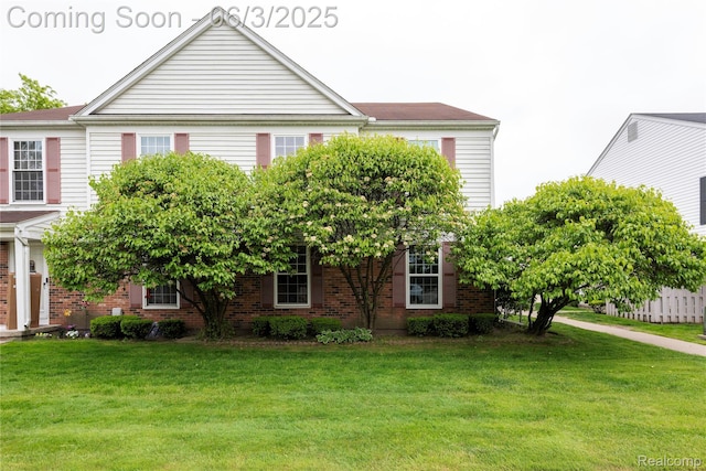 35485 Stillmeadow Ln, Clinton Township, MI 48035 - view of front of home featuring a front lawn and brick siding