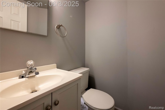 35485 Stillmeadow Ln, Clinton Township, MI 48035 - half bath featuring vanity and toilet