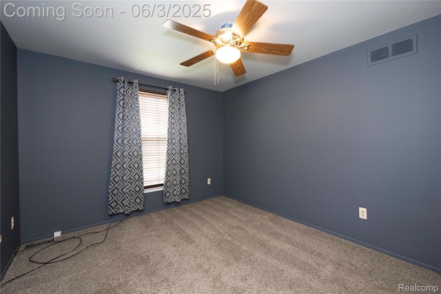 35485 Stillmeadow Ln, Clinton Township, MI 48035 - carpeted spare room with ceiling fan and baseboards