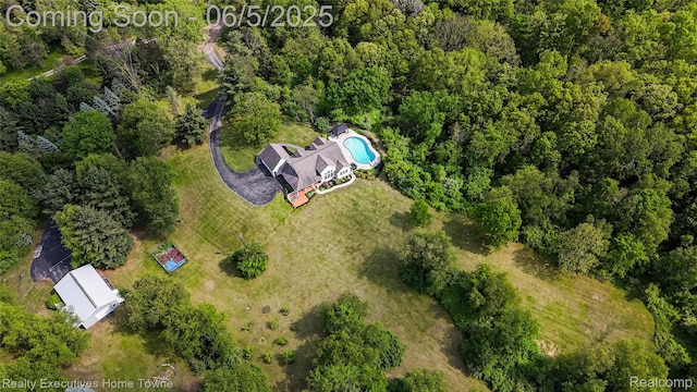 13999 French Ln, Davisburg, MI 48350 - aerial overview of property's location