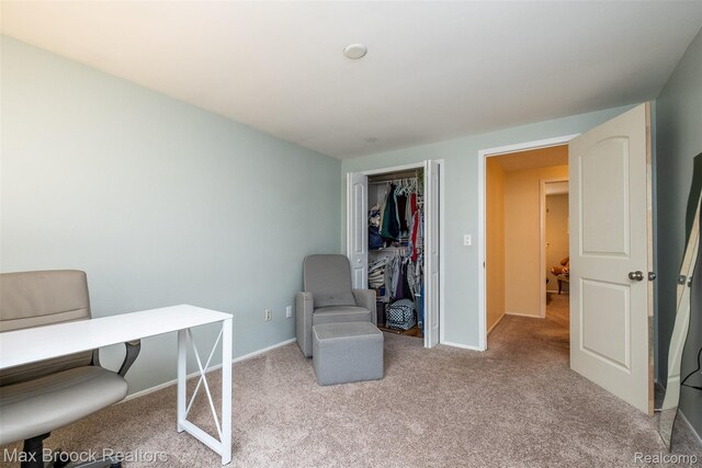 2655 Aspen Ln, Bloomfield Hills, MI 48302 - carpeted office space with baseboards