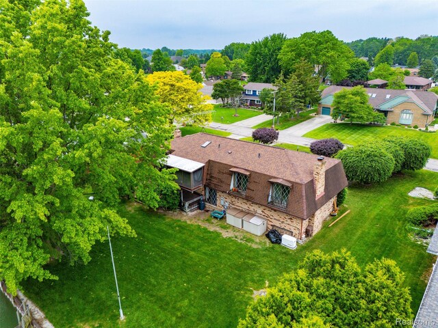 49748 Regatta St, Chesterfield, MI 48047 - aerial view of property and surrounding area