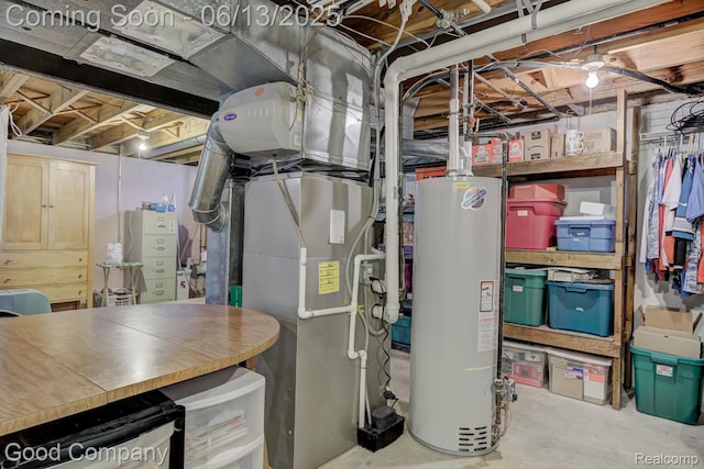 1378 Surrey Hts, Westland, MI 48186 - unfinished below grade area featuring gas water heater