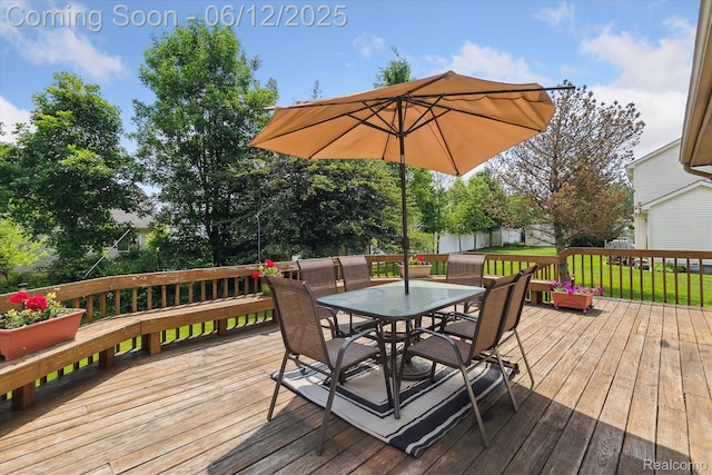 4311 Maplewood Meadows Ave, Grand Blanc, MI 48439 - deck with outdoor dining area