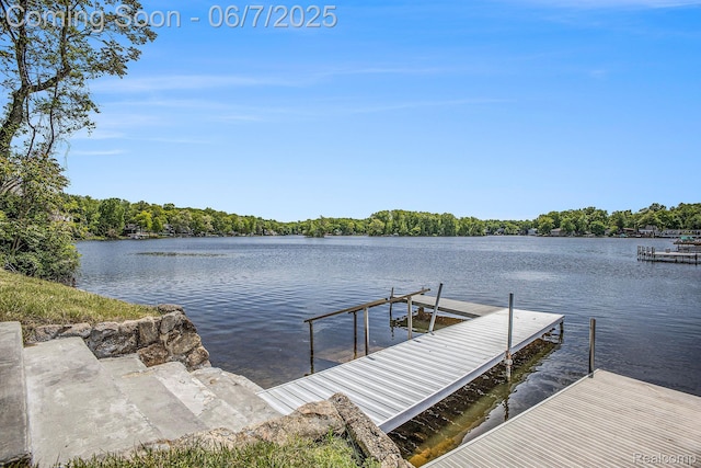 11393 Outer Dr, Pinckney, MI 48169 - dock area featuring a water view