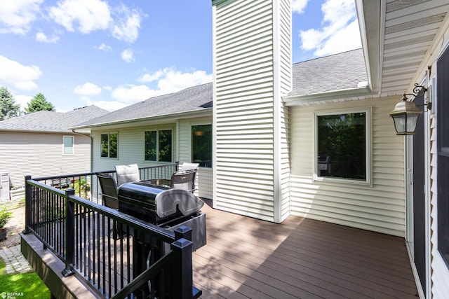 353 Golfside Dr, Lapeer, MI 48446 - view of wooden terrace