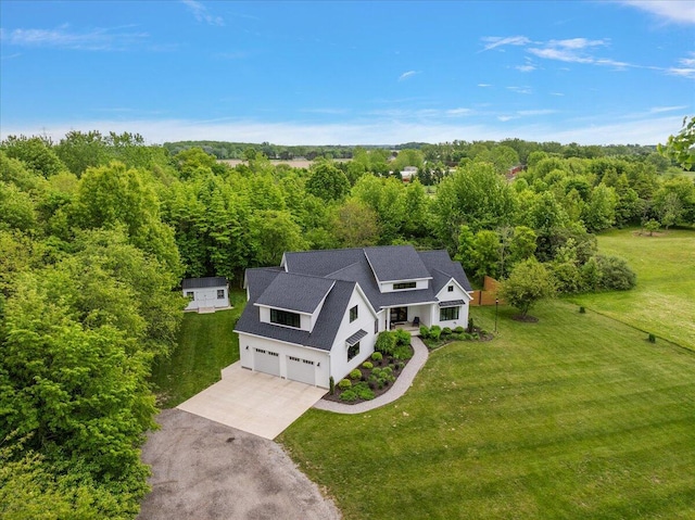 8011 Date Rd, Stevensville, MI 49127 - view of subject property with a heavily wooded area