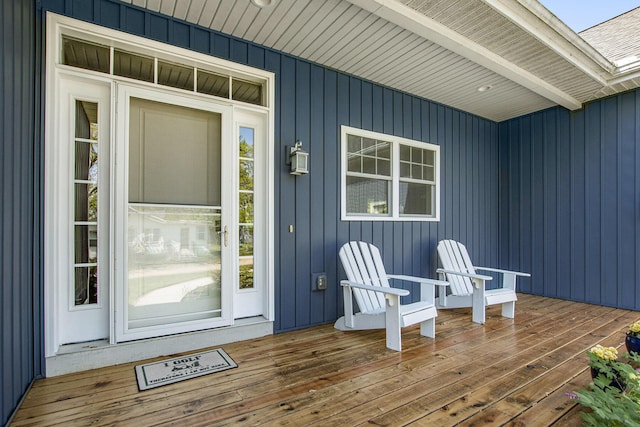 507 A Ave, South Haven, MI 49090 - doorway to property with board and batten siding