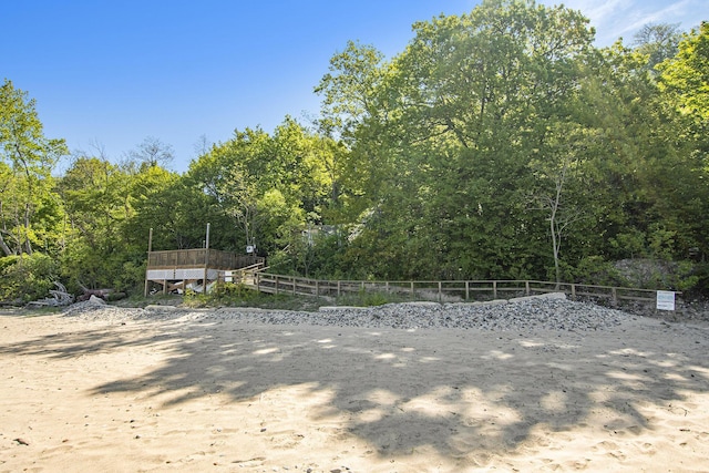 507 A Ave, South Haven, MI 49090 - view of yard with a forest view