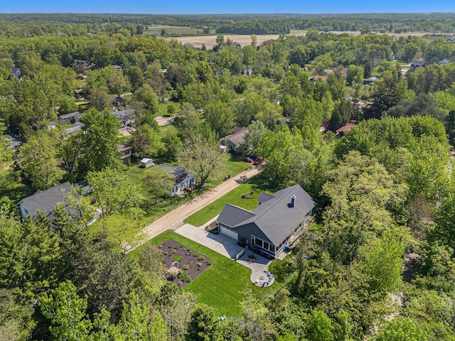507 A Ave, South Haven, MI 49090 - bird's eye view of a heavily wooded area