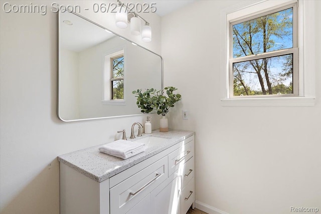 9248 Riverside Dr, Brighton, MI 48116 - bathroom featuring vanity