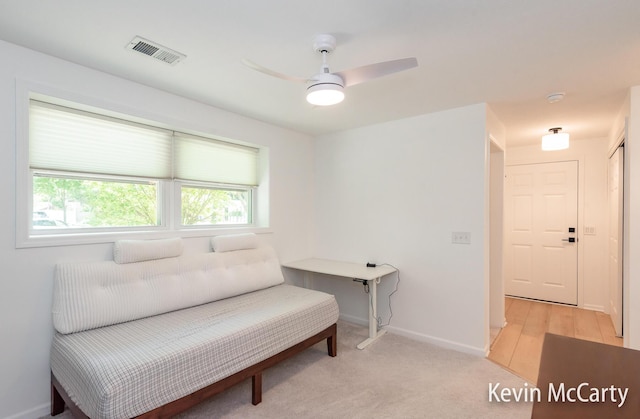 1731 Edgewood Ave SE, Grand Rapids, MI 49506 - living area featuring healthy amount of natural light, a ceiling fan, and baseboards