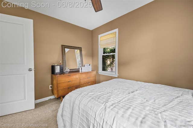 22601 Colony St, Saint Clair Shores, MI 48080 - carpeted bedroom featuring baseboards and ceiling fan