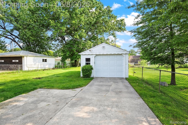 22601 Colony St, Saint Clair Shores, MI 48080 - detached garage with concrete driveway