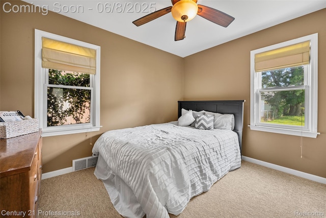 22601 Colony St, Saint Clair Shores, MI 48080 - carpeted bedroom featuring baseboards and a ceiling fan
