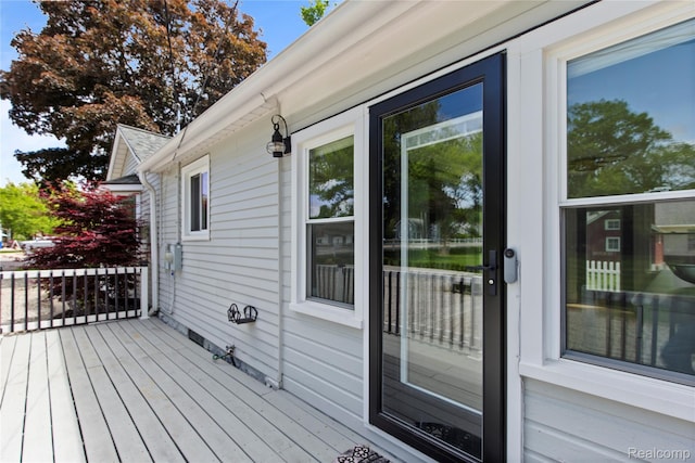 5164 Plymouth Rd, Ann Arbor, MI 48105 - view of wooden deck