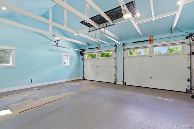 5164 Plymouth Rd, Ann Arbor, MI 48105 - garage featuring baseboards