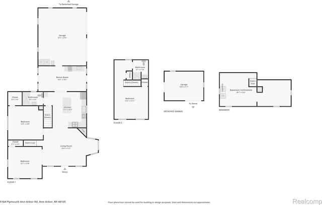 5164 Plymouth Rd, Ann Arbor, MI 48105 - view of floor plan / room layout