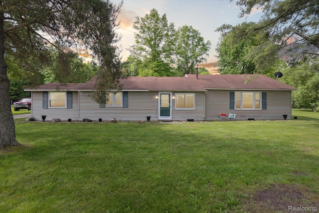 4828 Rathbun Rd, Birch Run, MI 48415 - ranch-style home featuring a yard