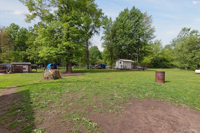 4828 Rathbun Rd, Birch Run, MI 48415 - view of grassy yard