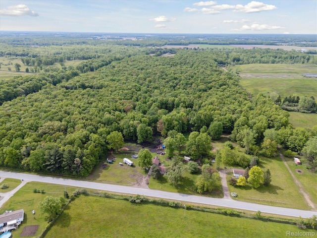 4828 Rathbun Rd, Birch Run, MI 48415 - aerial view of a heavily wooded area