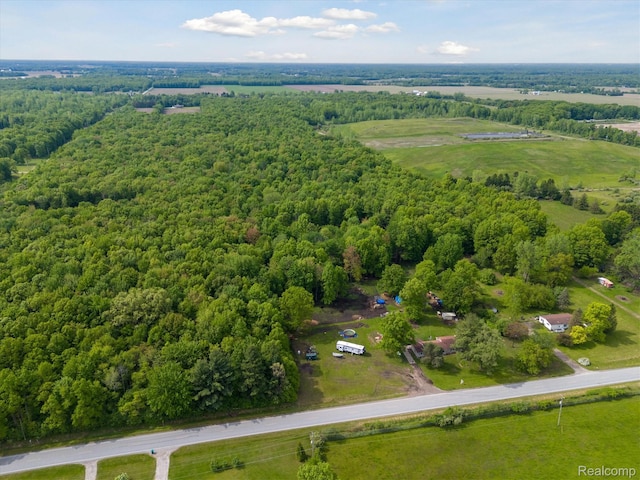 4828 Rathbun Rd, Birch Run, MI 48415 - bird's eye view of a heavily wooded area