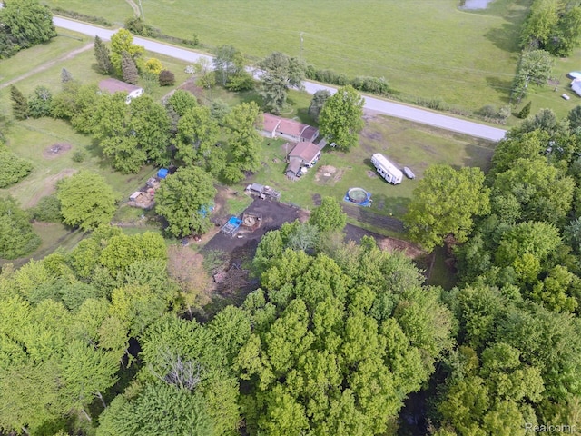 4828 Rathbun Rd, Birch Run, MI 48415 - aerial overview of property's location with rural landscape