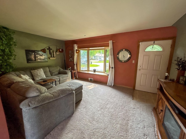 2069 Kenwood Dr, Flint, MI 48532 - living room featuring light colored carpet