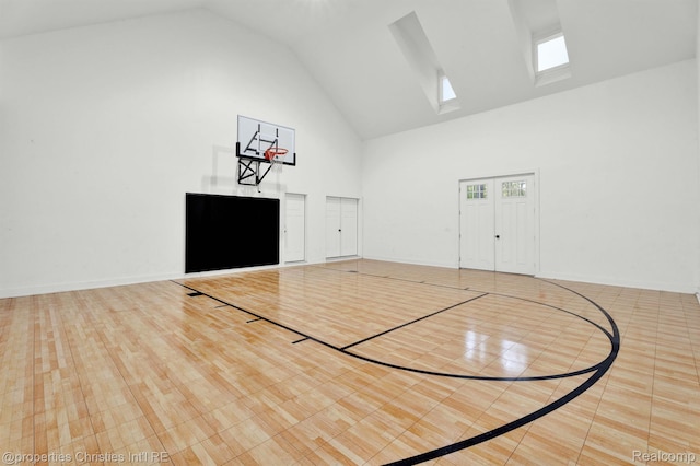 5080 Tootmoor Rd, Bloomfield Hills, MI 48302 - view of basketball court with basketball hoop