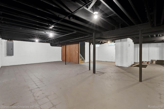 5080 Tootmoor Rd, Bloomfield Hills, MI 48302 - finished below grade area with stairway and electric panel