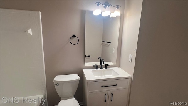 604 Millard Ave, Royal Oak, MI 48073 - bathroom with toilet, vanity, a shower, and a tub