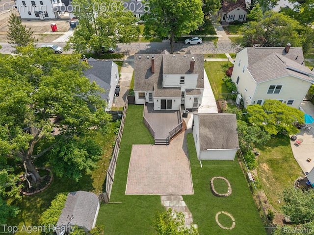 1703 N Blair Ave, Royal Oak, MI 48067 - aerial perspective of suburban area