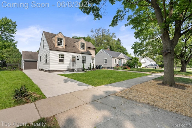 1703 N Blair Ave, Royal Oak, MI 48067 - cape cod home with a shingled roof and a garage