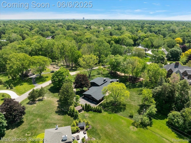 4340 Charing Cross Rd, Bloomfield Hills, MI 48304 - aerial view of a heavily wooded area