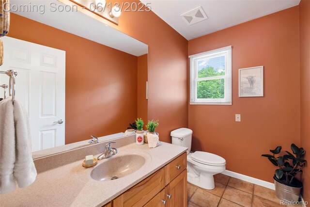 4230 Mill Lake Rd, Lake Orion, MI 48360 - bathroom with vanity and tile patterned floors