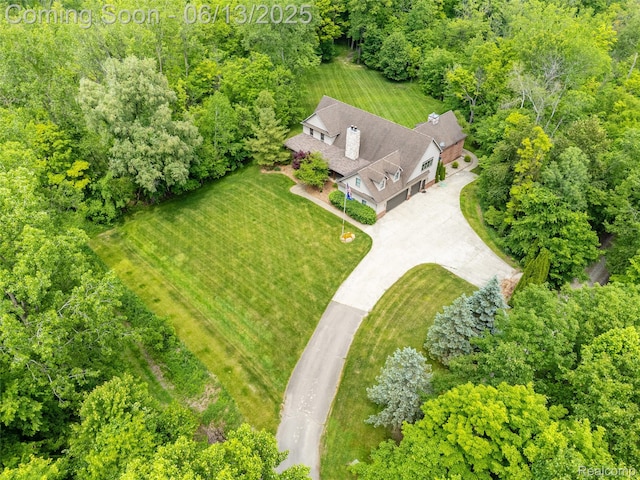 4230 Mill Lake Rd, Lake Orion, MI 48360 - aerial view of property and surrounding area