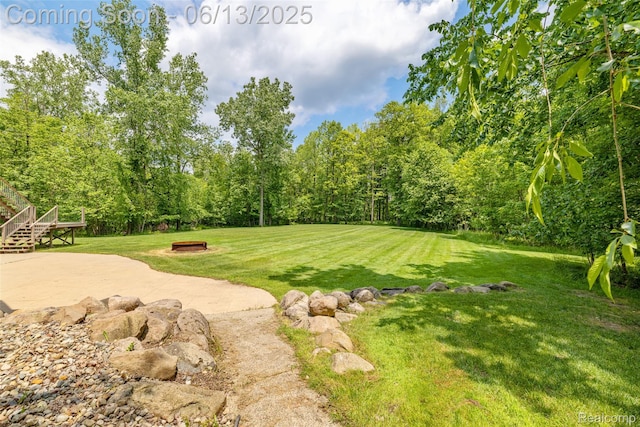 4230 Mill Lake Rd, Lake Orion, MI 48360 - view of grassy yard
