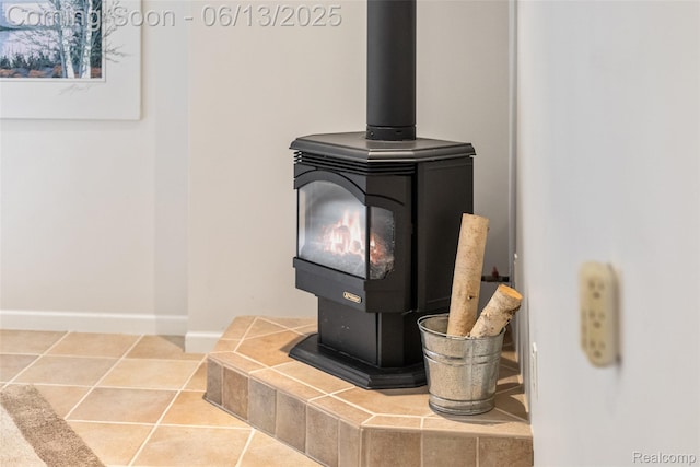 4230 Mill Lake Rd, Lake Orion, MI 48360 - detailed view of a wood stove
