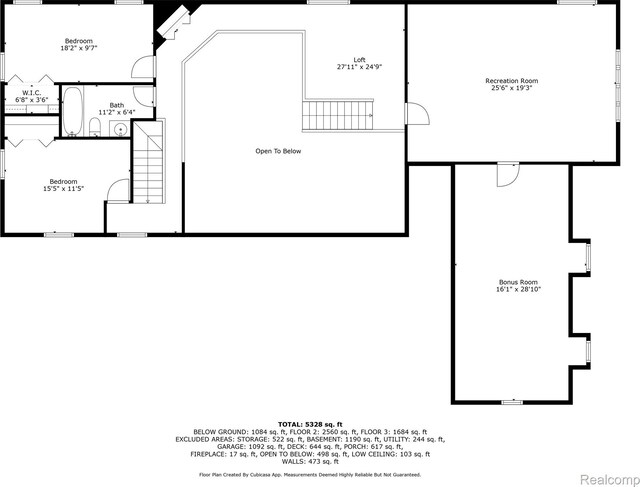 4230 Mill Lake Rd, Lake Orion, MI 48360 - view of property floor plan