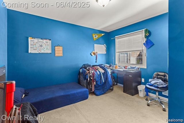 4851 Williamson St, Dearborn, MI 48126 - bedroom with carpet flooring and vaulted ceiling
