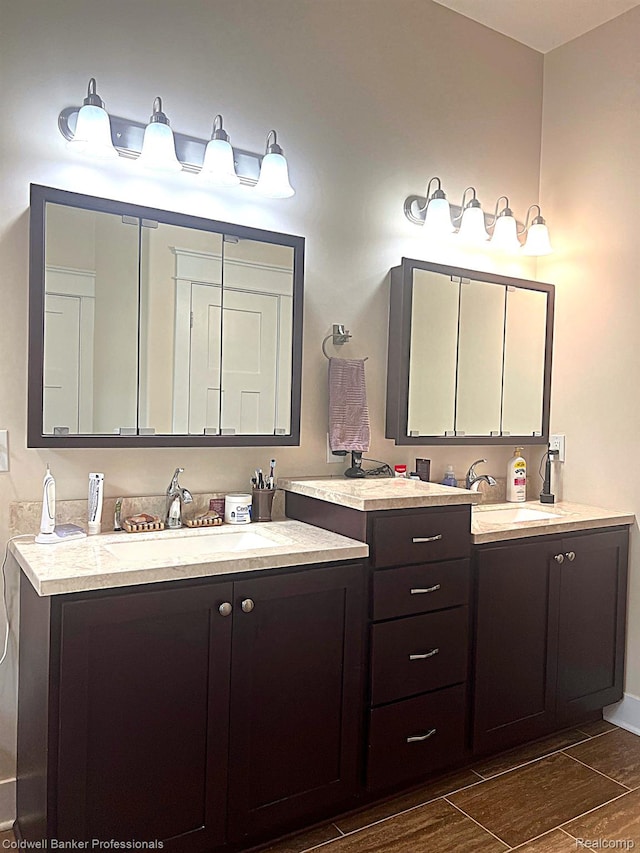 4264 W Benjamin Rd, Perry, MI 48872 - full bathroom featuring double vanity
