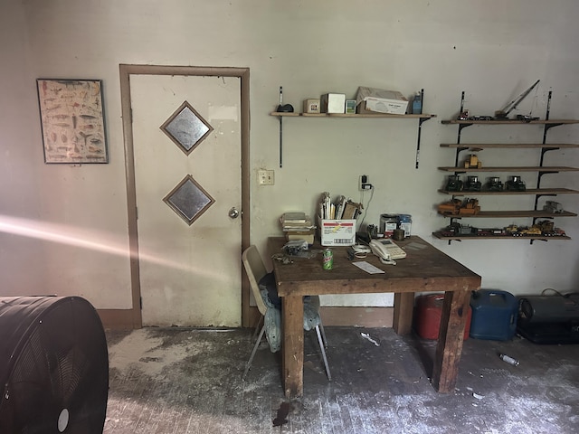 342 Grand St, Michigan Center, MI 49254 - office featuring a workshop area