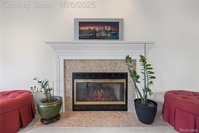 2105 Rob Rdg, Commerce Twp, MI 48390 - detailed view of a fireplace