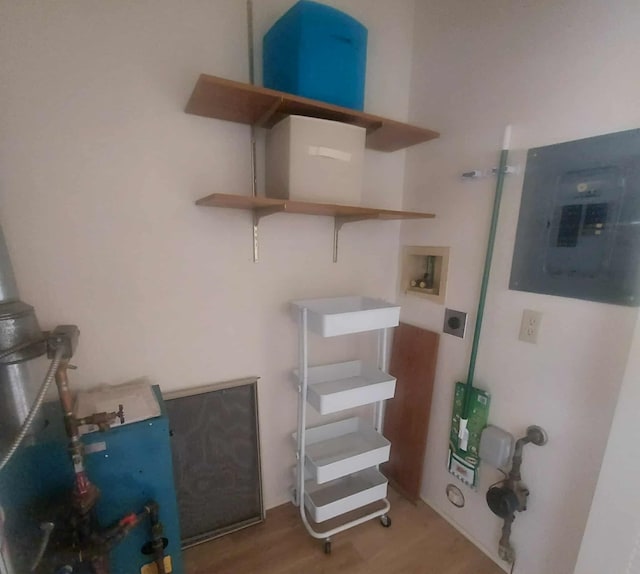 202 E Water Ave, Oscoda, MI 48750 - interior space with electric panel