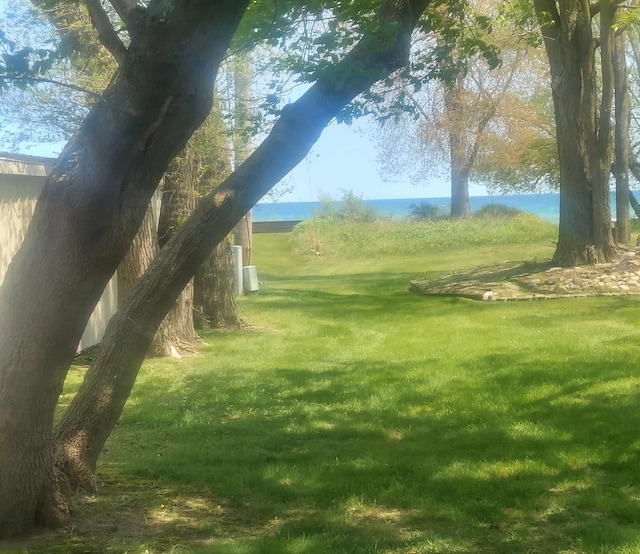 202 E Water Ave, Oscoda, MI 48750 - view of property's community featuring a lawn