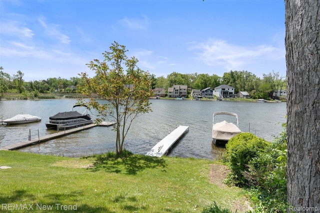 4044 Fieldview Ave, West Bloomfield, MI 48324 - dock area with a water view