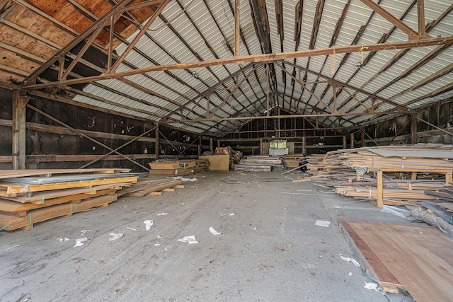 19146 Fairchild Rd, Constantine, MI 49042 - miscellaneous room with vaulted ceiling