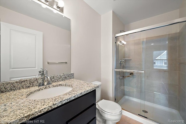 4953 Treeside Ln, Troy, MI 48098 - bathroom featuring vanity and a shower stall