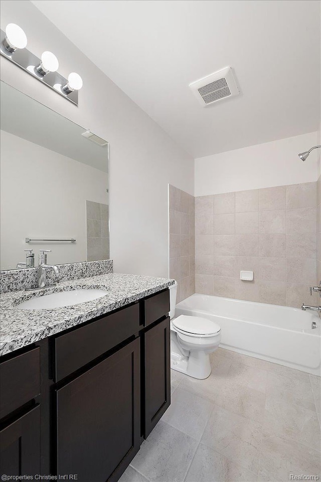 4953 Treeside Ln, Troy, MI 48098 - bathroom featuring vanity and shower / bathtub combination