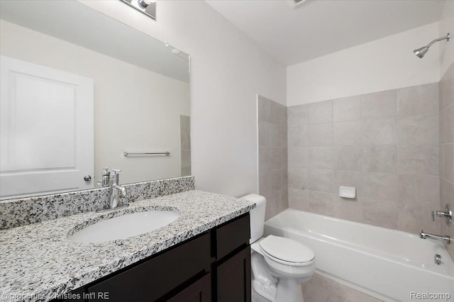 4953 Treeside Ln, Troy, MI 48098 - full bathroom with vanity and washtub / shower combination